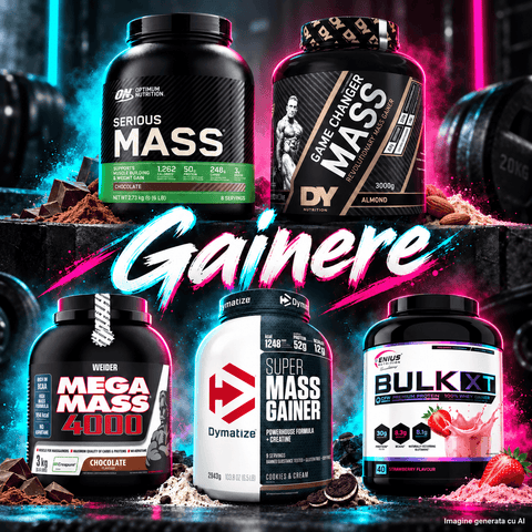 Gainer (mass gainer): ce este, cum se ia și cum îl alegi