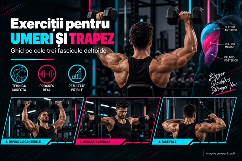Exerciții pentru umeri și trapez: ghid pe cele trei fascicule deltoide