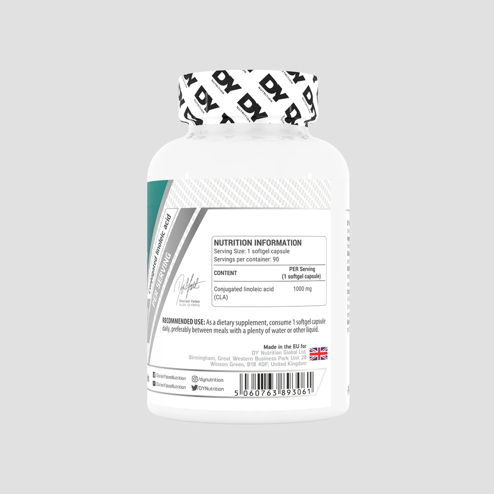 Arzător de grăsimi CLA, 90 de capsule moi, DY Nutrition
