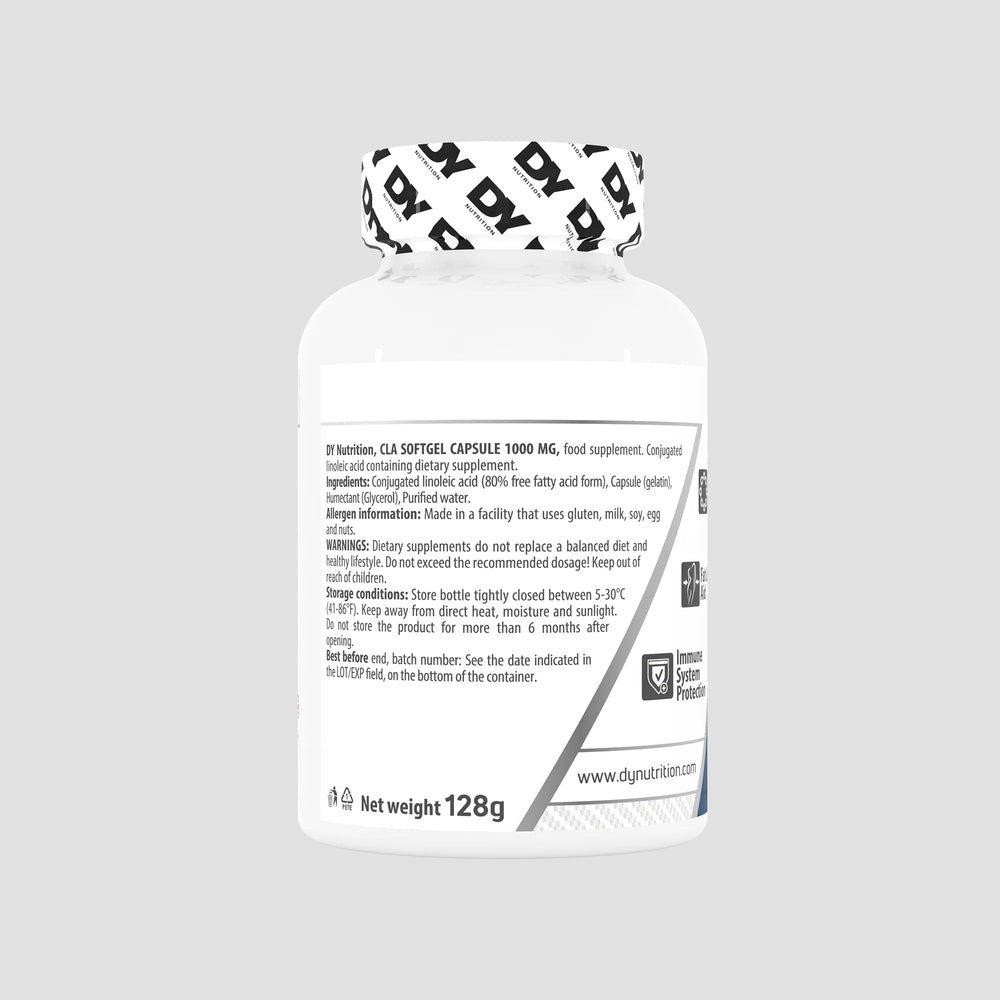 Arzător de grăsimi CLA, 90 de capsule moi, DY Nutrition