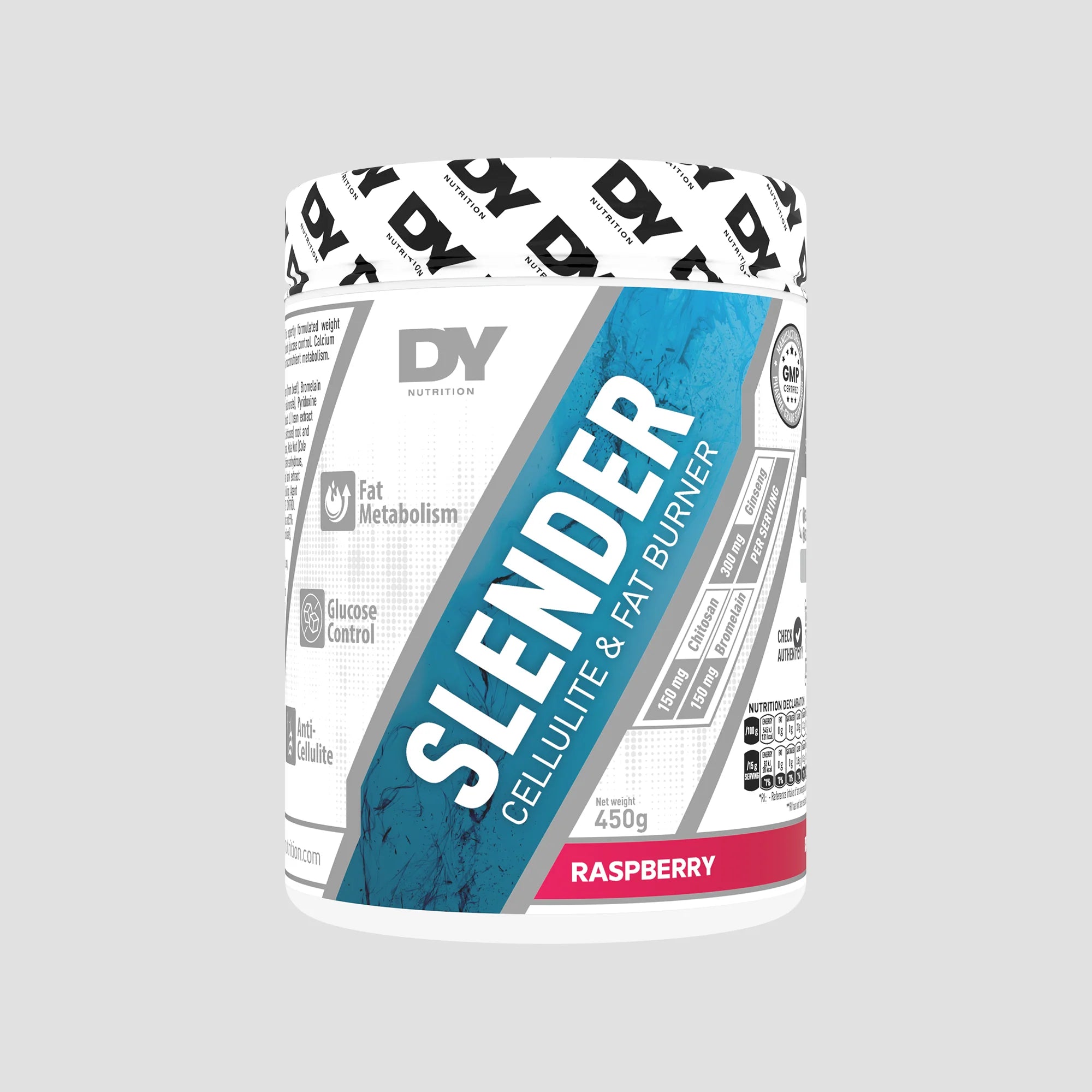 Slender - Arzător de grăsimi și celulită, DY Nutrition, 450g, pudra, 30 de serviri