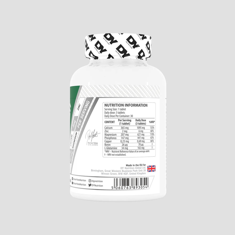 Ca-Zn-Mg, DY Nutrition  - 90 de tablete, 30 de serviri