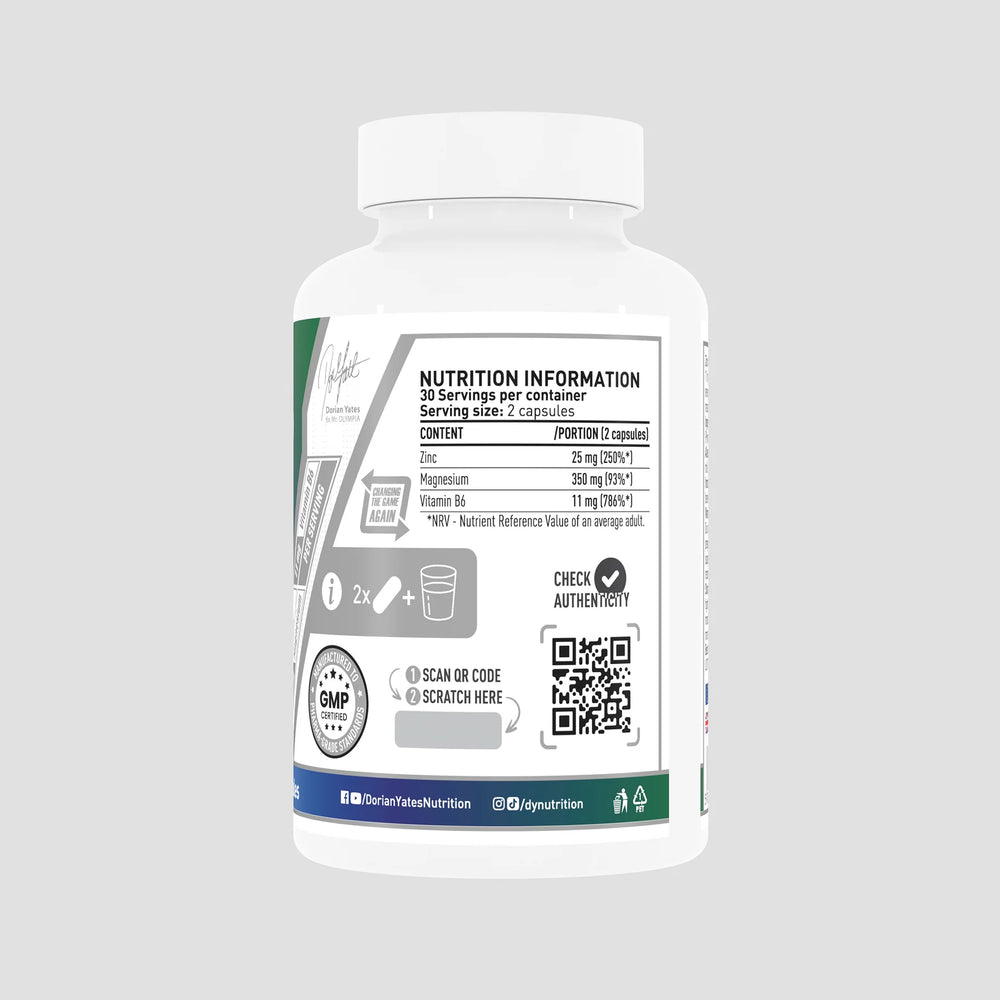 Complex ZN MG B6, supliment alimentar, DY Nutrition - 60 de capsule