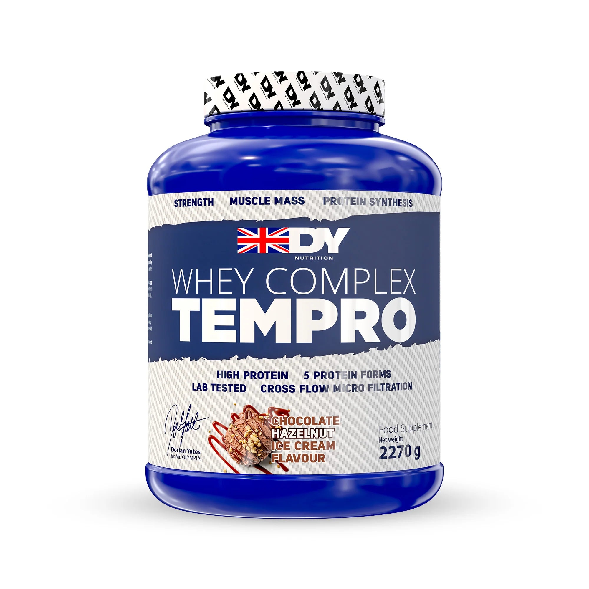 Complex de proteine Tempro, DY Nutrition, 2.27kg, pudra, 75 de serviri
