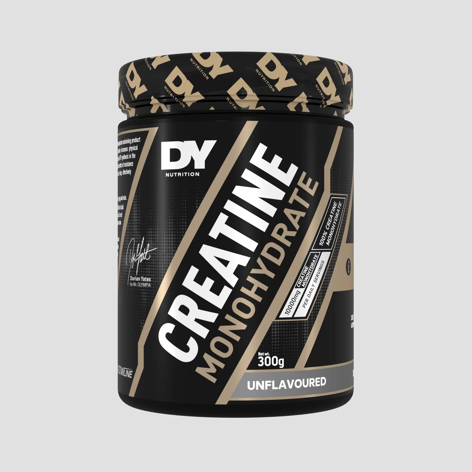 Creatină monohidrată fără aroma, DY Nutrition, 300g, pudra, 30 de serviri