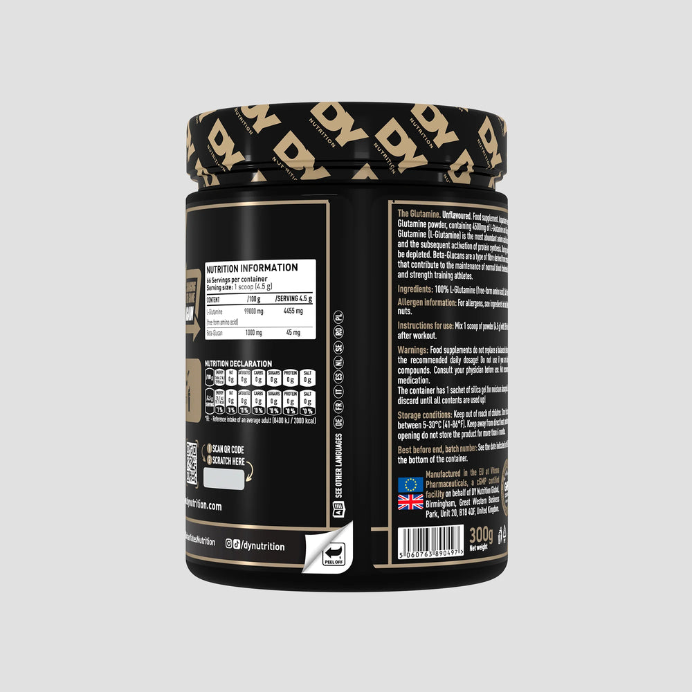 Glutamină pentru Recuperare, Pudra, DY Nutrition, 300g, 37 serviri
