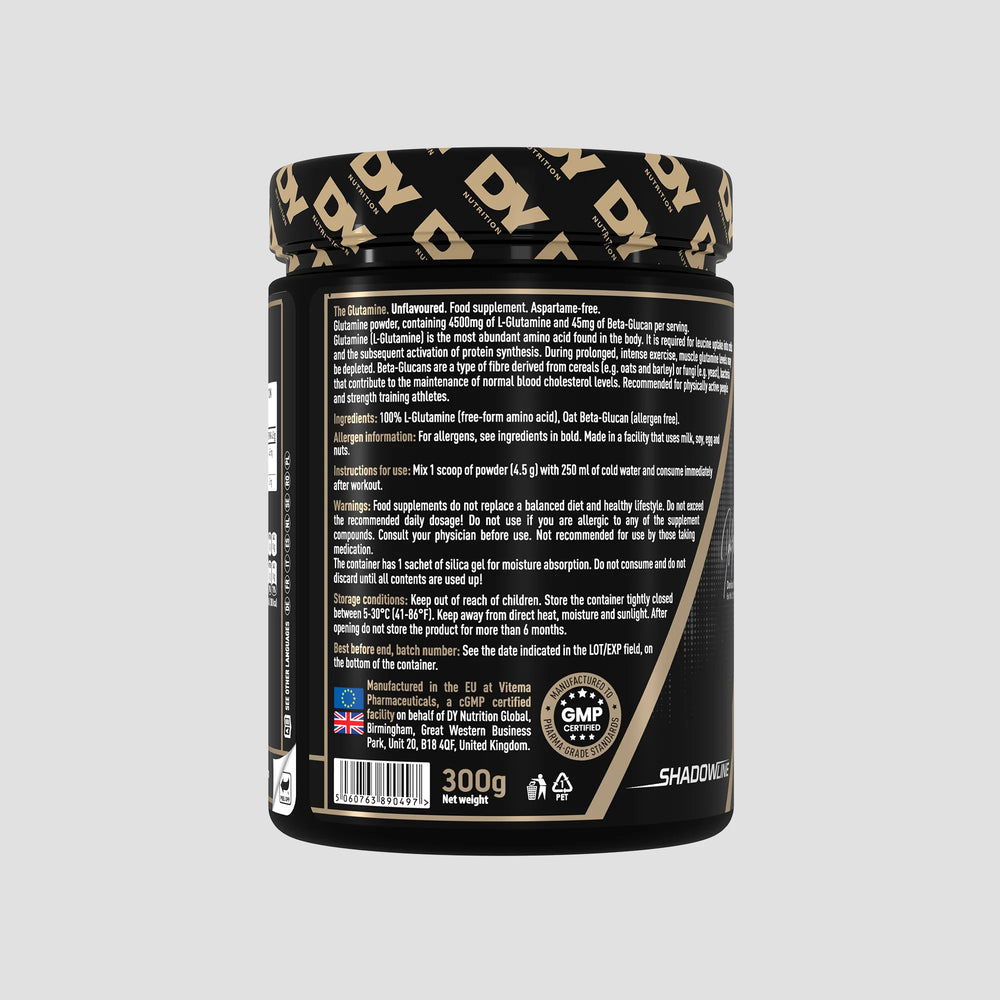 Glutamină pentru Recuperare, Pudra, DY Nutrition, 300g, 37 serviri
