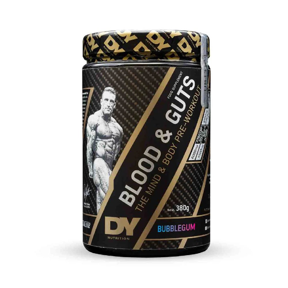 Pre-workout Blood & Guts, DY Nutrition, 380g, pudra, 20 de serviri