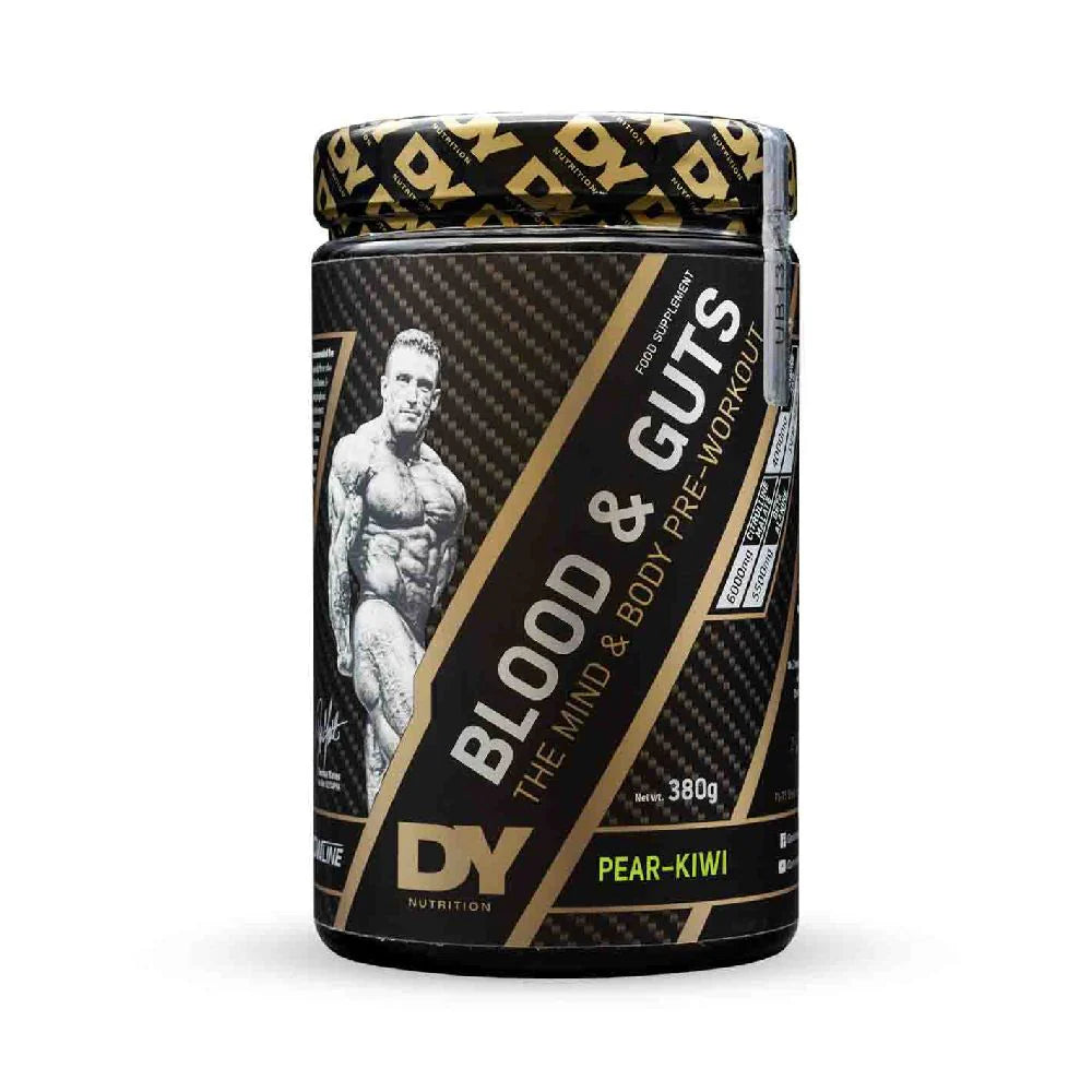 Pre-workout Blood & Guts, DY Nutrition, 380g, pudra, 20 de serviri