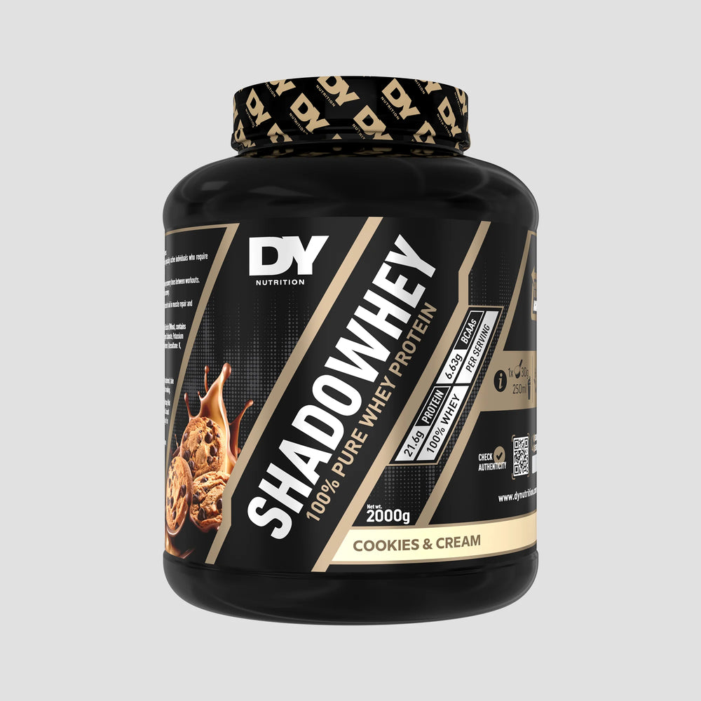 Shadowhey 100% Pure Whey Protein, DY Nutrition, 2kg, 66 de Serviri