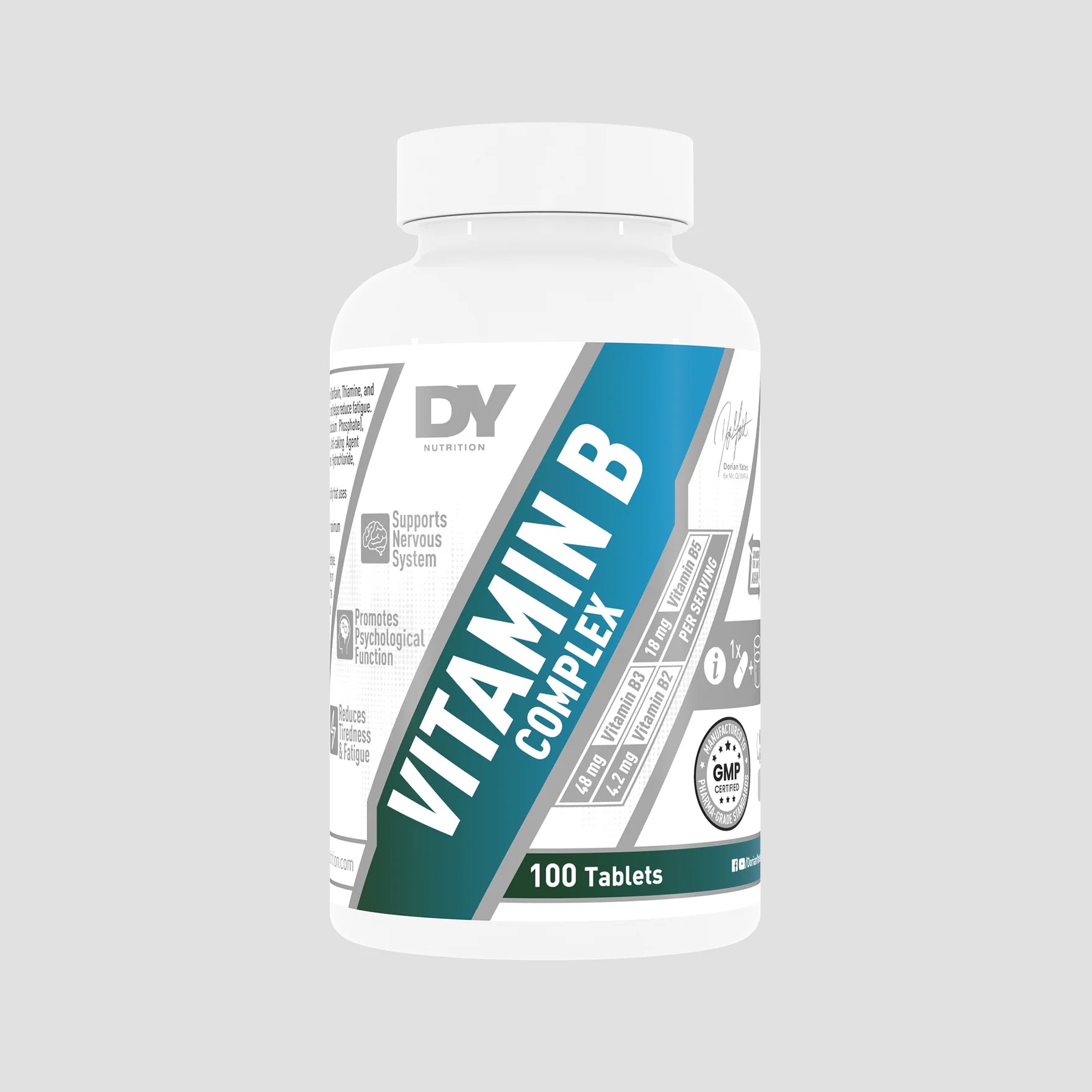 Vitamin B Complex, supliment alimentar, DY Nutrition - 100 de tablete