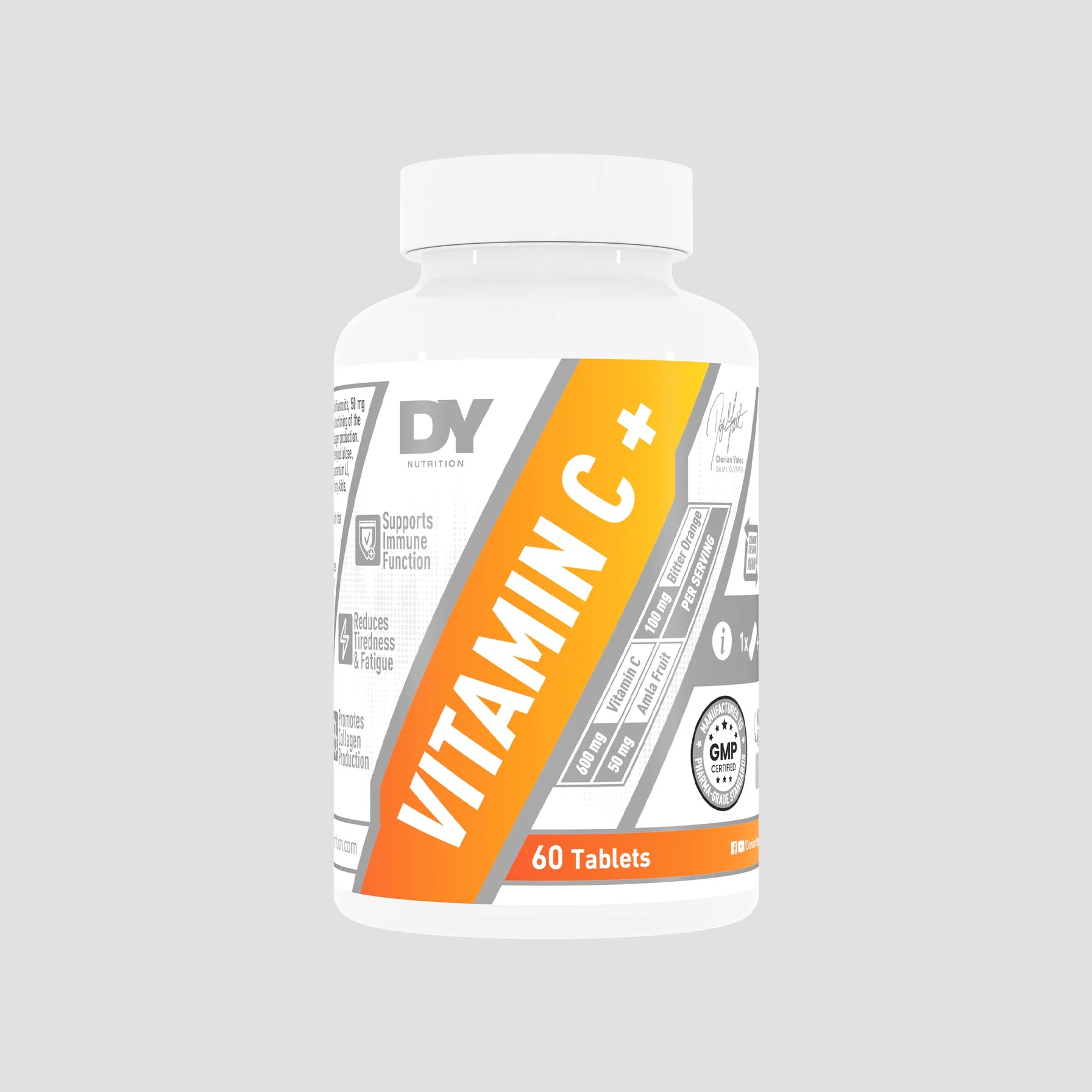 Vitamina C+, supliment alimentar, DY Nutrition - 60 de tablete