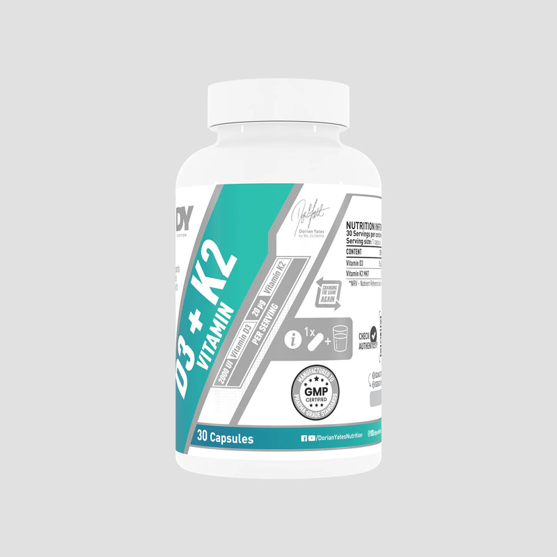 Vitamina D3+K2, DY Nutrition - 30 de capsule