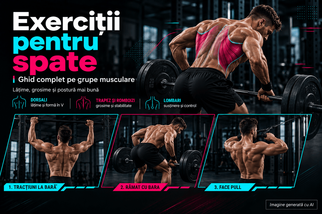 Exercitii pentru spate - Hyperfit.ro