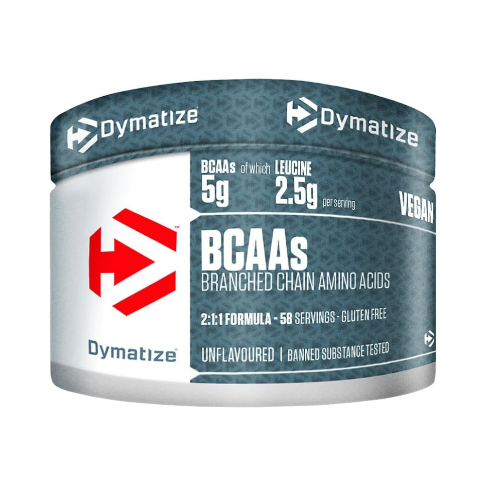 BCAA Powder Unflavoured, Dymatize, 300g | Aminoacizi 2:1:1 L-Leucina, L-Izoleucina si L-Valină