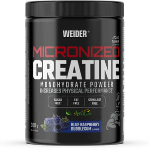 Creatina Monohidrata Micronizata, Weider, pudra, 300 gr, Blue Raspberry,