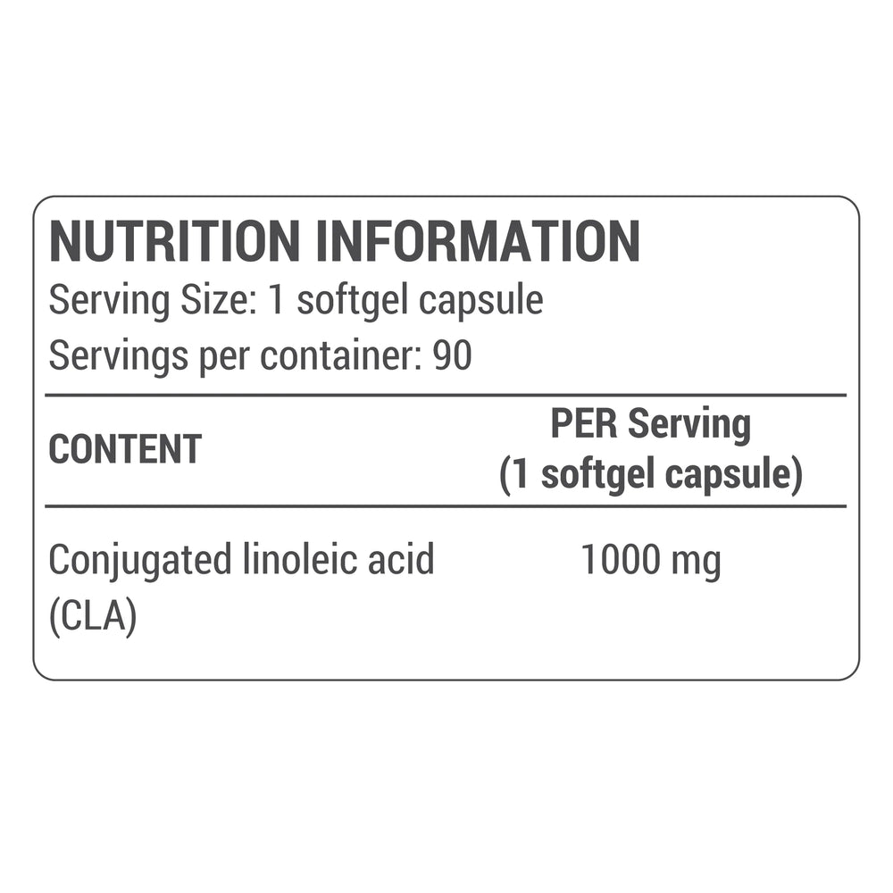 CLA, DY Nutrition, 90 de capsule moi, Arzator de grăsimi