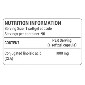 CLA, DY Nutrition, 90 de capsule moi, Arzator de grăsimi