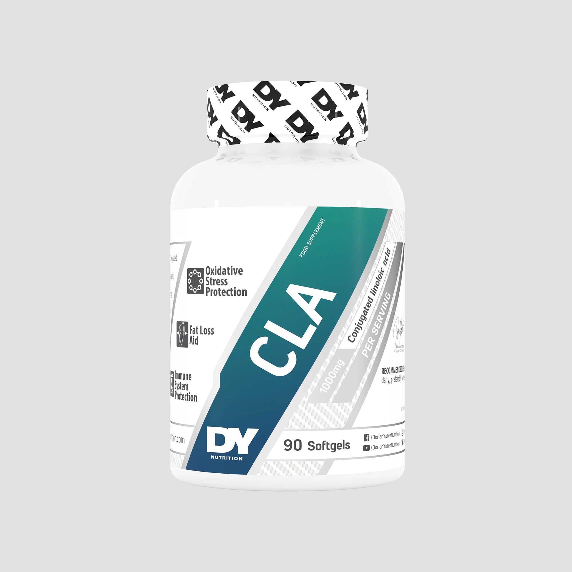 Arzător de grăsimi CLA, 90 de capsule moi, DY Nutrition