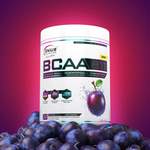 BCAA811, Genius Nutrition, pudra, 400g/24big serv, Aminoacizi cu catena ramificata