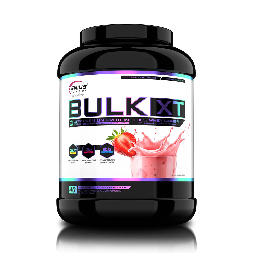 BULK-XT 4000g/ 40serviri, Genius Nutrition, pudra, Gainer crestere masa musculara