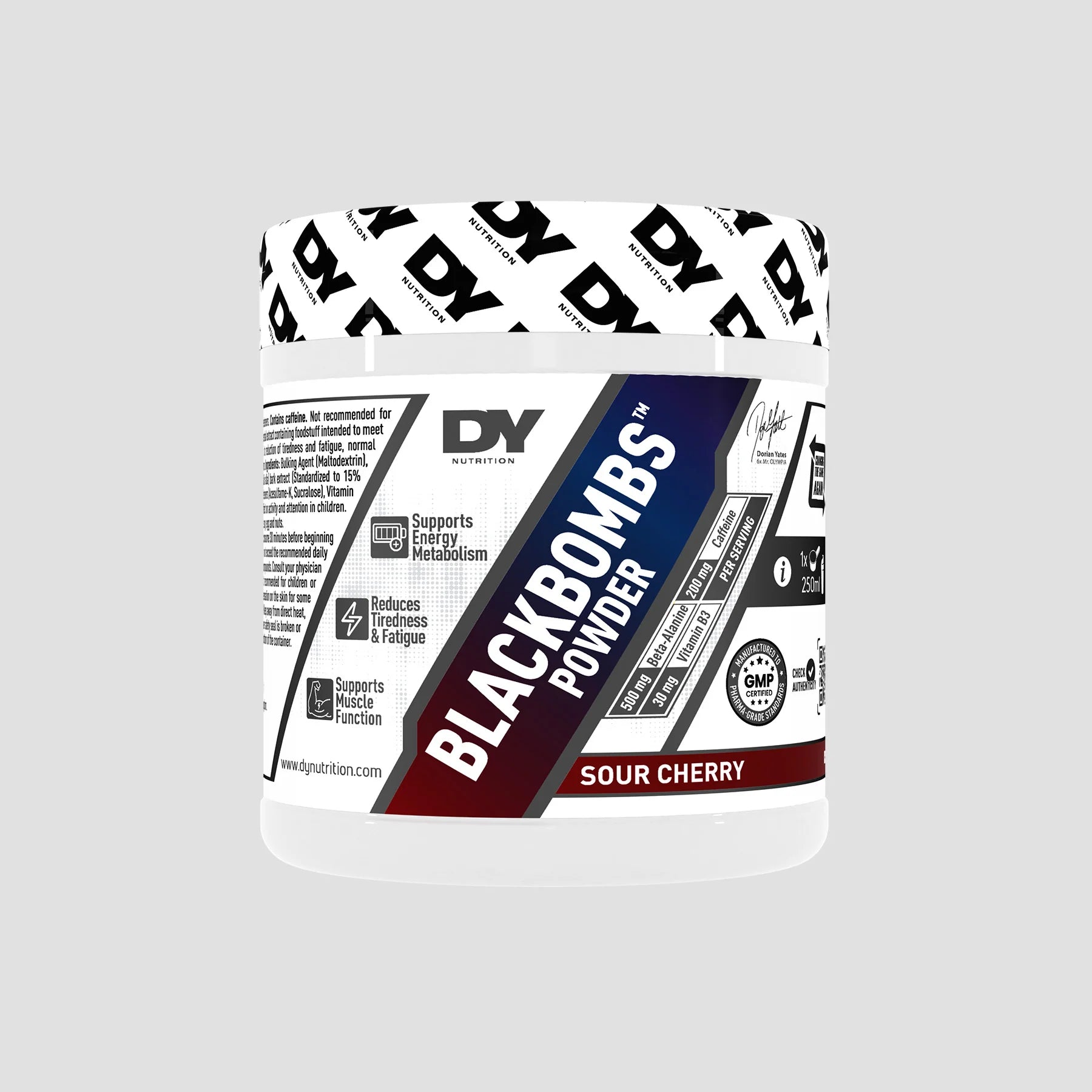 Blackbombs Powder, DY Nutrition, 300g | Pre-workout si Arzator de grasimi