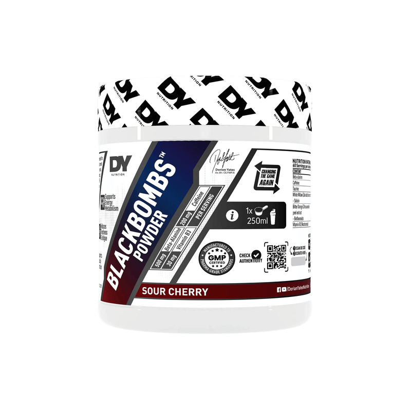 Blackbombs Powder, DY Nutrition, 300g | Pre-workout si arzator de grasimi