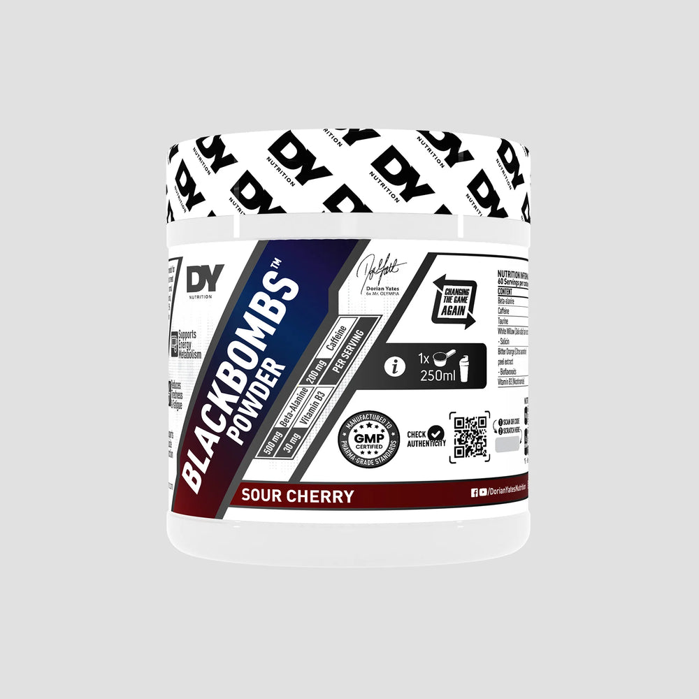 Blackbombs Powder, DY Nutrition, 300g | Pre-workout si Arzator de grasimi