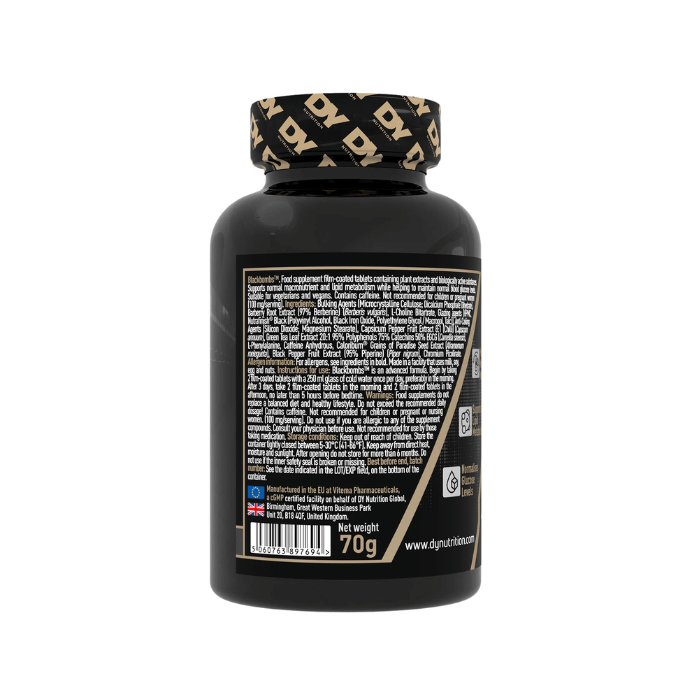 Blackbombs, DY Nutrition, 60 de tablete | Arzator de grăsimi