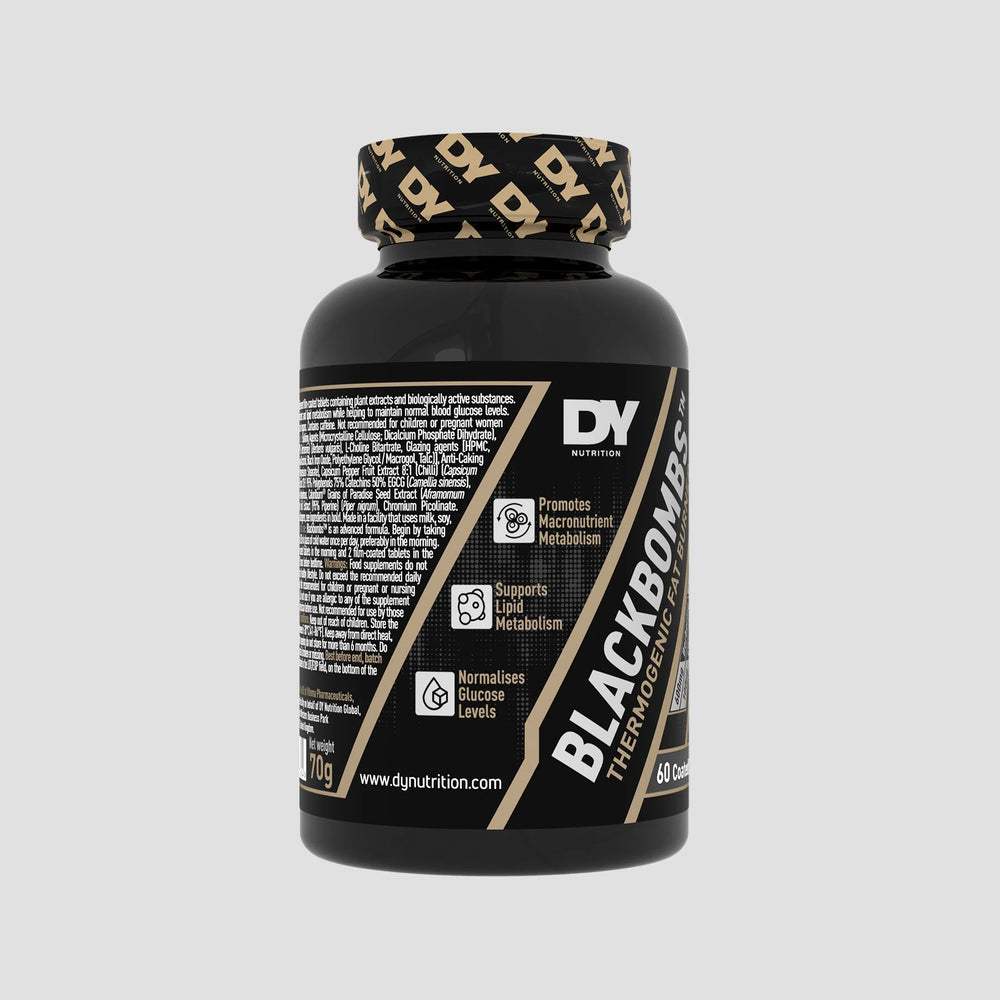 Blackbombs, DY Nutrition, 60 de tablete | Arzator de grăsimi