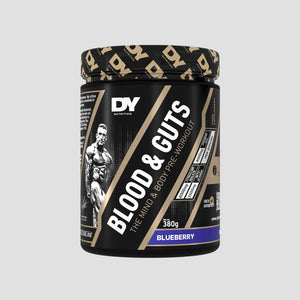 Blood & Guts Pre-workout, DY Nutrition, 380g | Blend cu citrulina, beta-alanina, arginina si cofeina