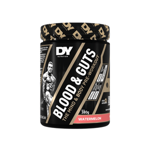Pre-workout Blood & Guts, DY Nutrition, 380g | Blend cu citrulina, beta-alanina, arginina si cofeina