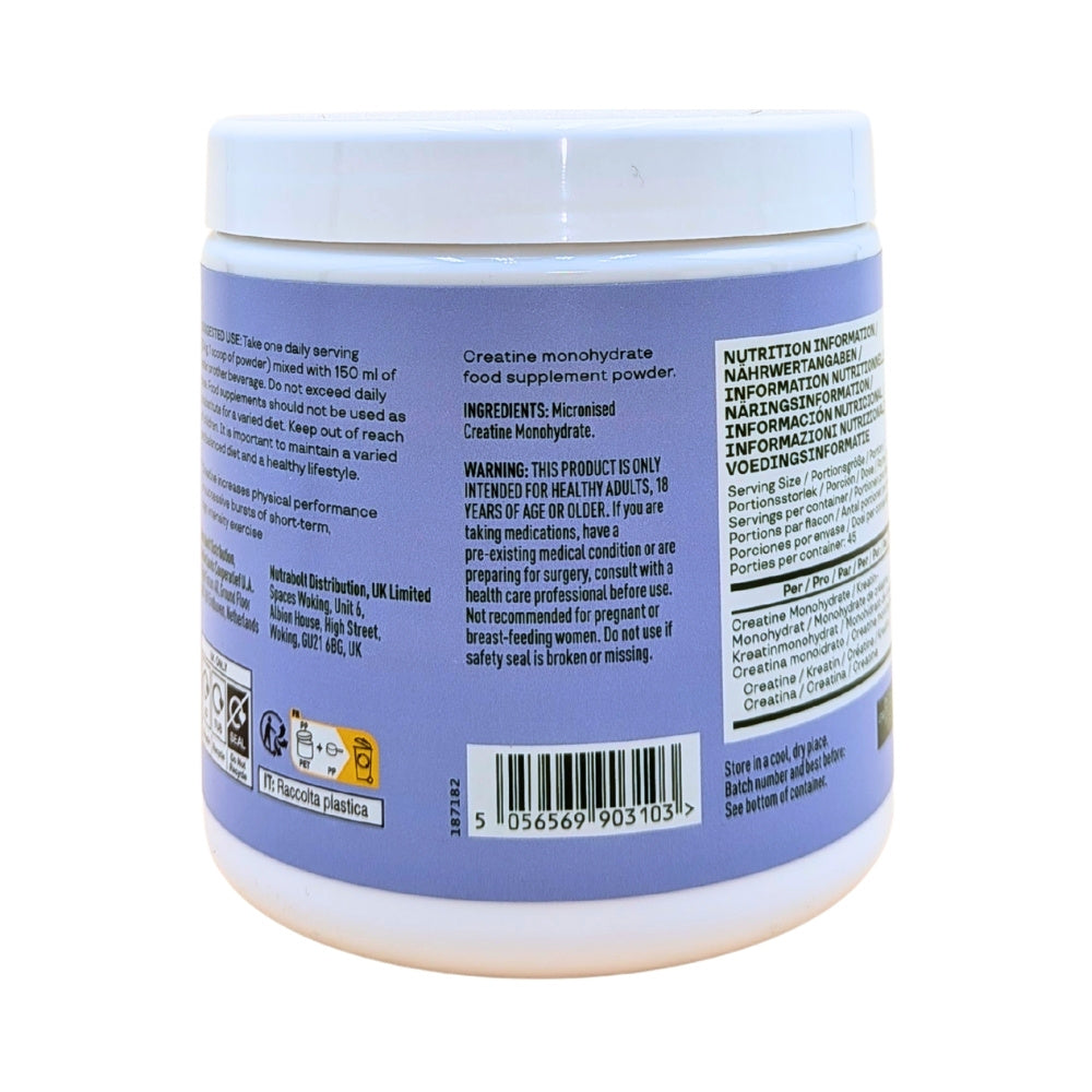 Creatine Monohydrate Unflavored, Bloom, 153g | Creatina monohidrata