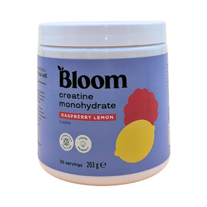Creatine Monohydrate Raspberry Lemon, Bloom, 203g | Creatina monohidrata