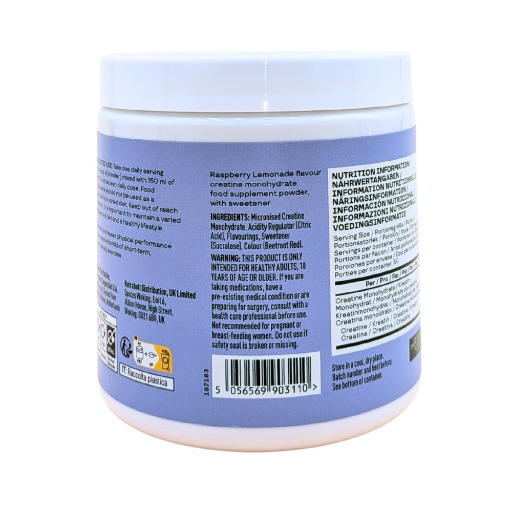 Creatine Monohydrate Raspberry Lemon, Bloom, 203g | Creatina monohidrata