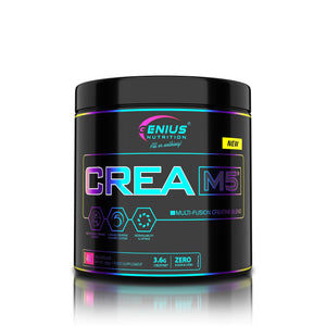 CREA-M5 Genius Nutrition, 200 capsule/40 serviri, Complex multi-fusion creatine blend
