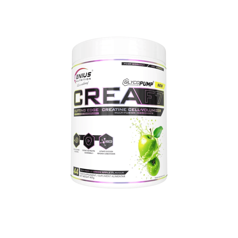 CREAF7, Genius Nutrition, 405g | Complex cu 6 tipuri de creatina