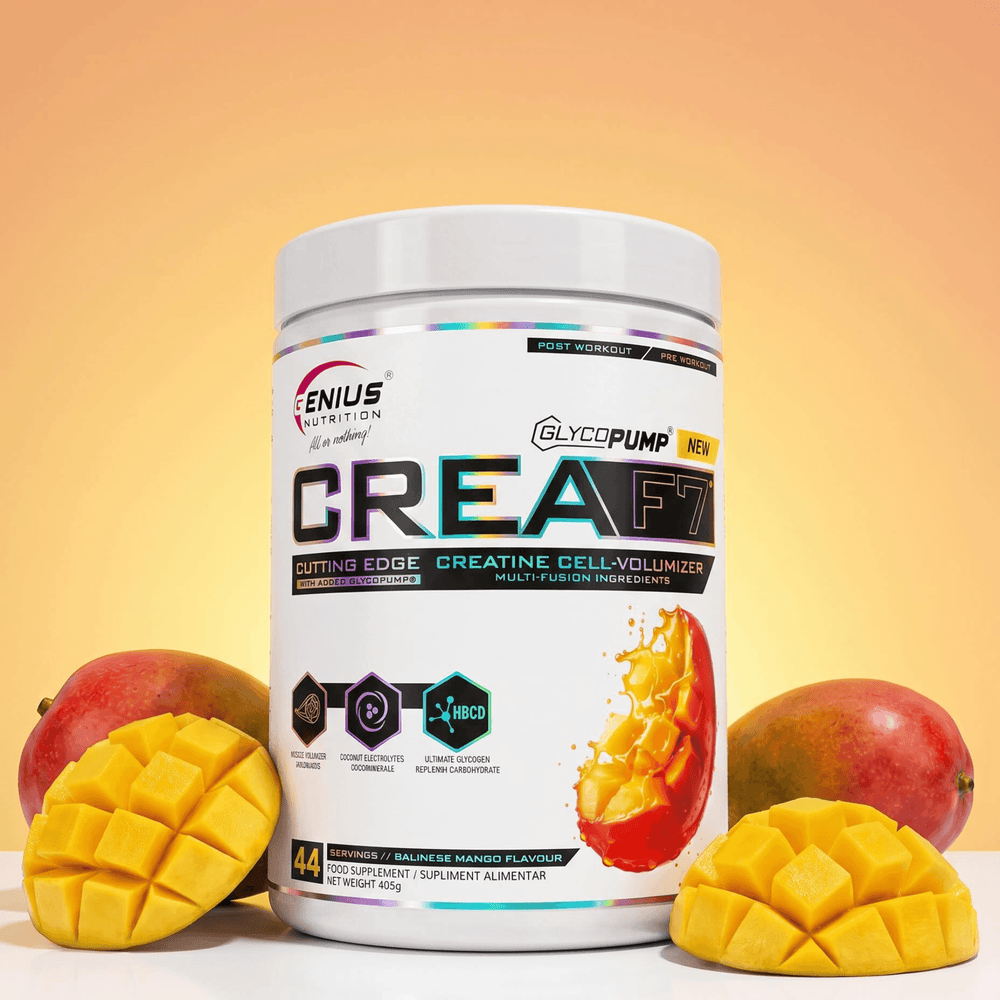 CREAF7, Genius Nutrition, 405g | Complex cu 6 tipuri de creatina