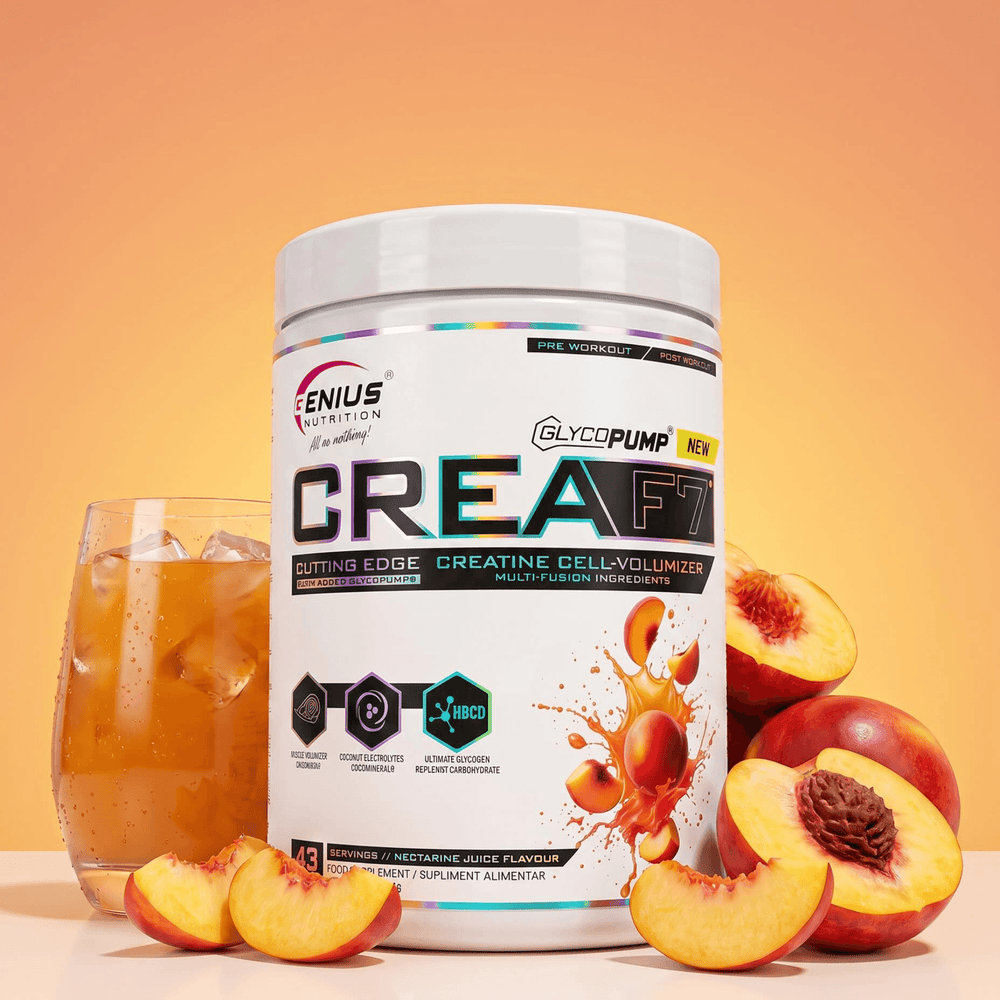 CREAF7, Genius Nutrition, 405g | Complex cu 6 tipuri de creatina