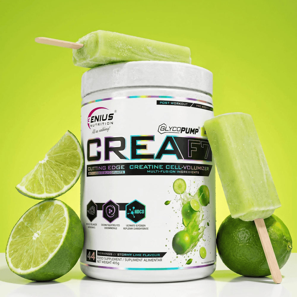 CREAF7, Genius Nutrition, 405g | Complex cu 6 tipuri de creatina