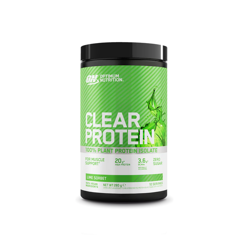 Clear Protein 100% Plant Protein Isolate Powder, Optimum Nutrition, 280 g | Proteine Vegetale
