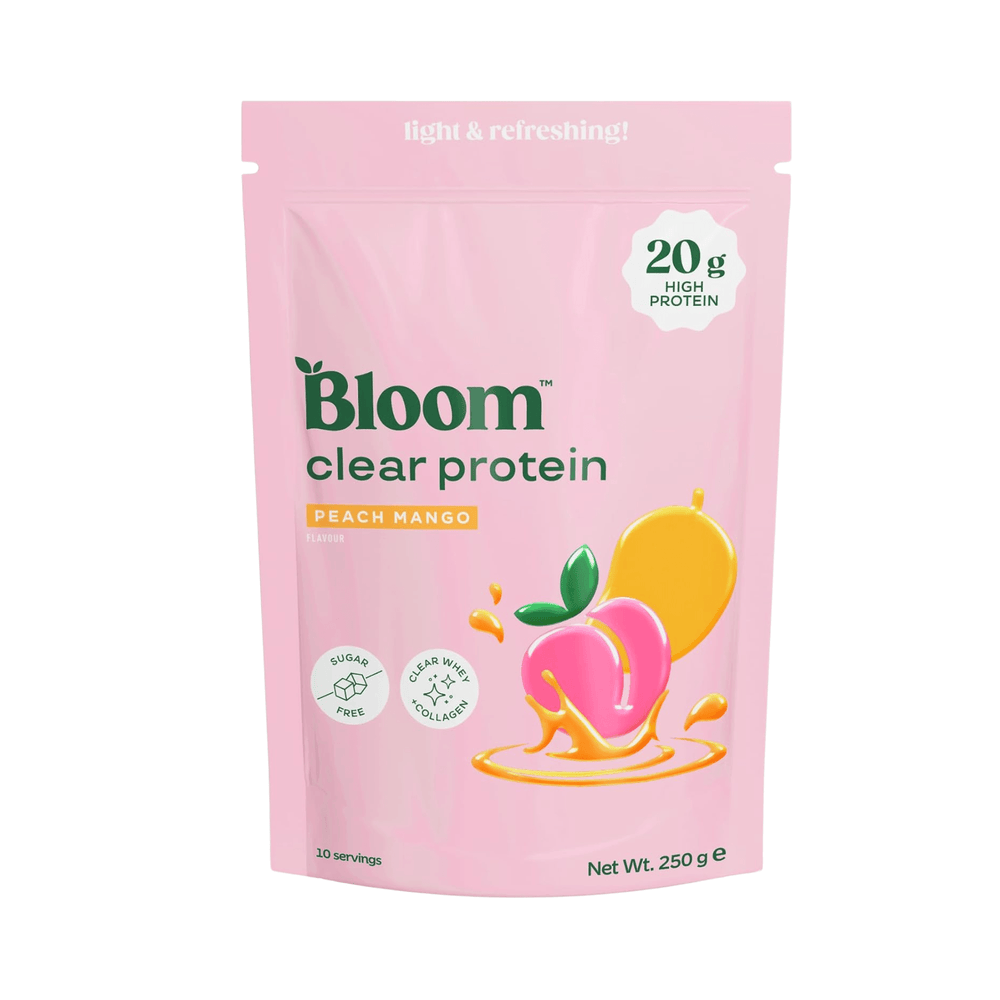 Clear Whey Protein, Bloom, 250g | Izolat proteic din zer și peptide de colagen bovin