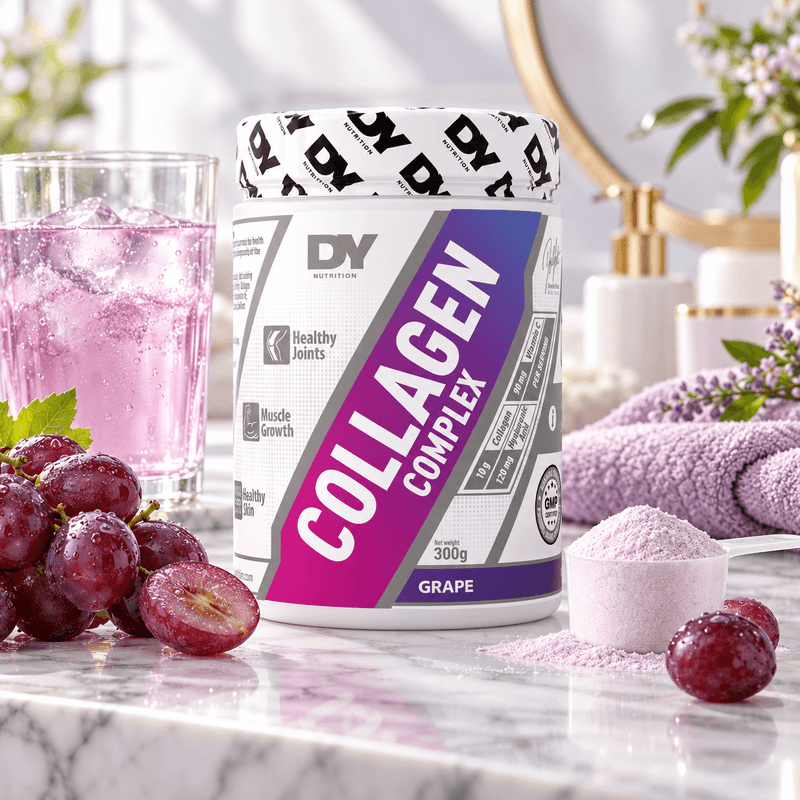 Collagen Complex, DY Nutrition, 300g | Complex de Colagen cu Vitamina C si Acid Hialuronic