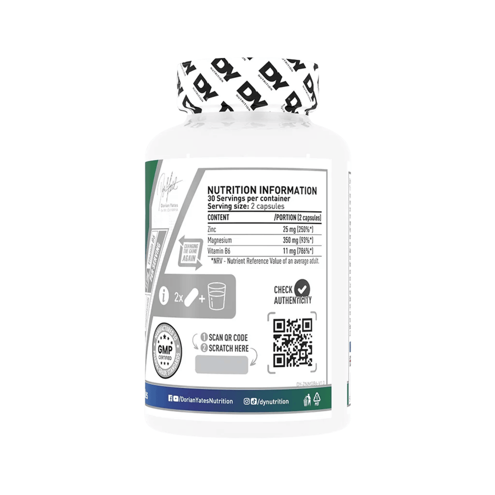Complex ZN MG B6, DY Nutrition, 60 de capsule | Supliment alimentar