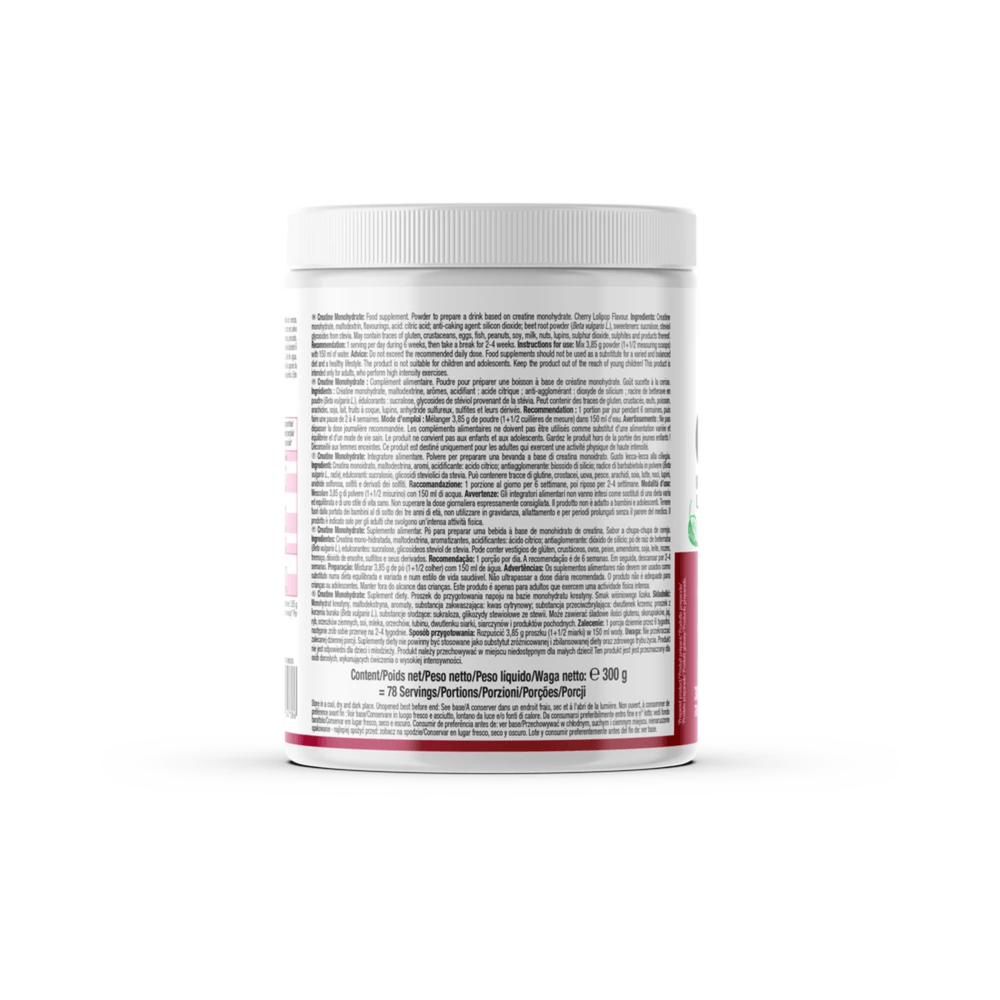Creatine 200 MESH Cherry Lollipop, Weider, 300g | Creatina monohidrata micronizata
