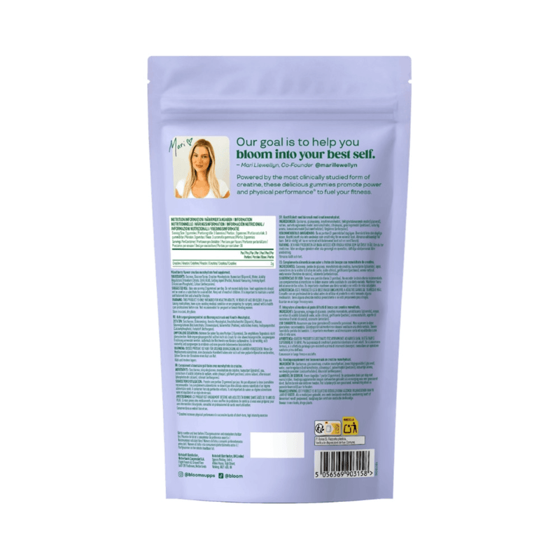 Creatine Gummies, Bloom, 30 portii | Creatina jeleuri