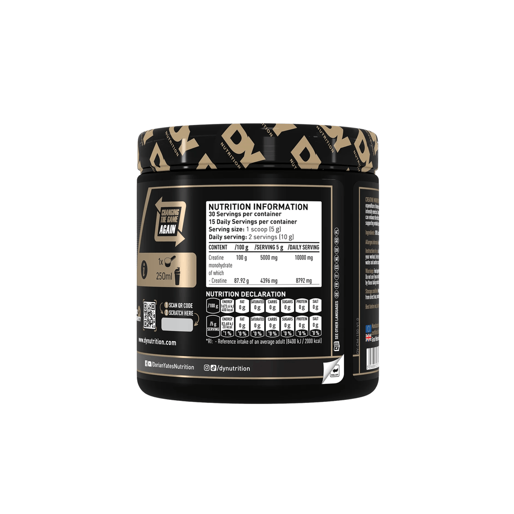 Creatine Monohydrate, DY Nutrition, 150g | Creatina monohidrata