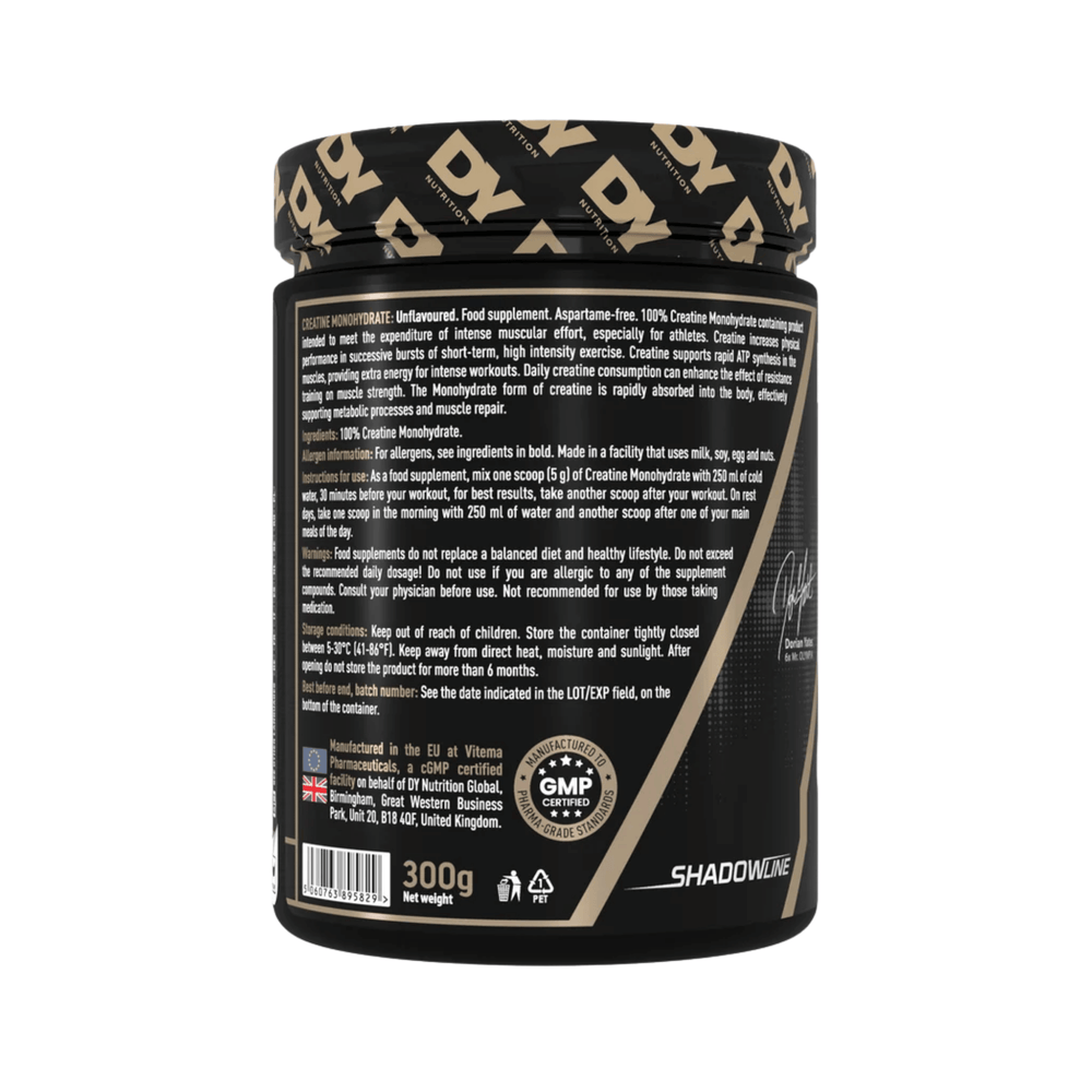 Creatine Monohydrate, DY Nutrition, 300g | Creatina Monohidrata