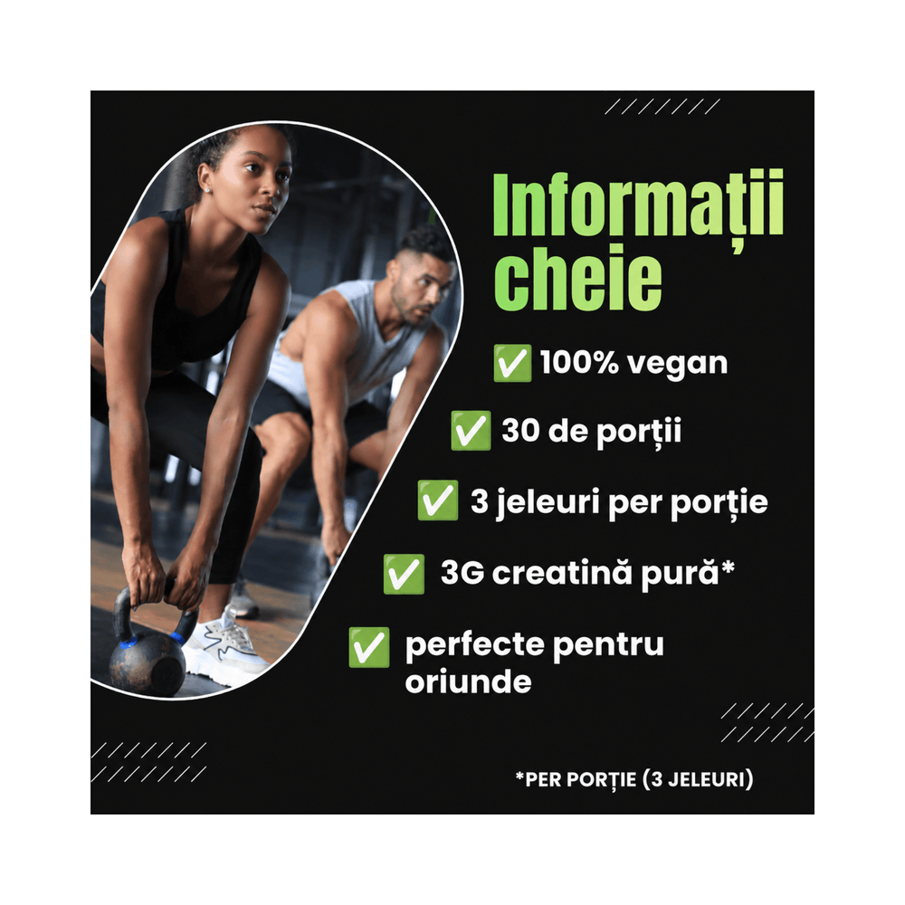 Creatine Performance Chews 100% Creapure, Chemp, 90 tablete | Creatina masticabila