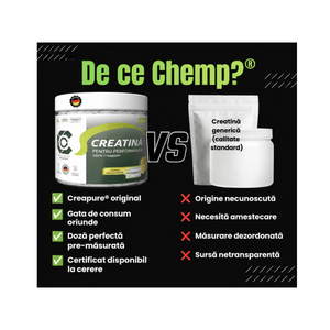 Creatine Performance Chews 100% Creapure, Chemp, 90 tablete | Creatina masticabila